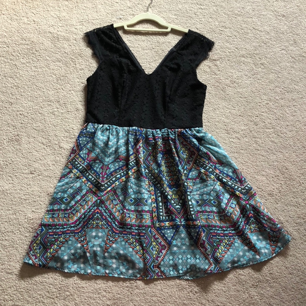 Fun print dress